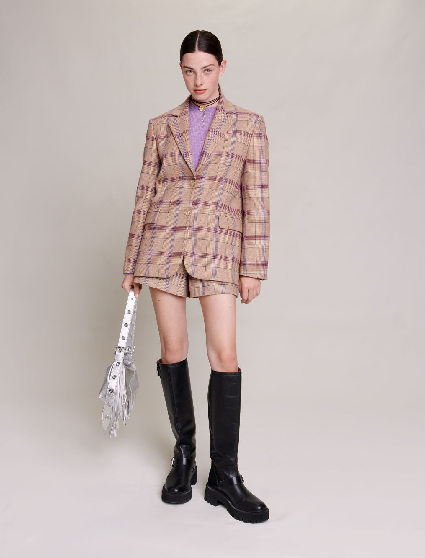 Tailleur carreaux 2025