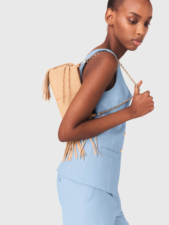 Pochette Miss M pouch effet naturel