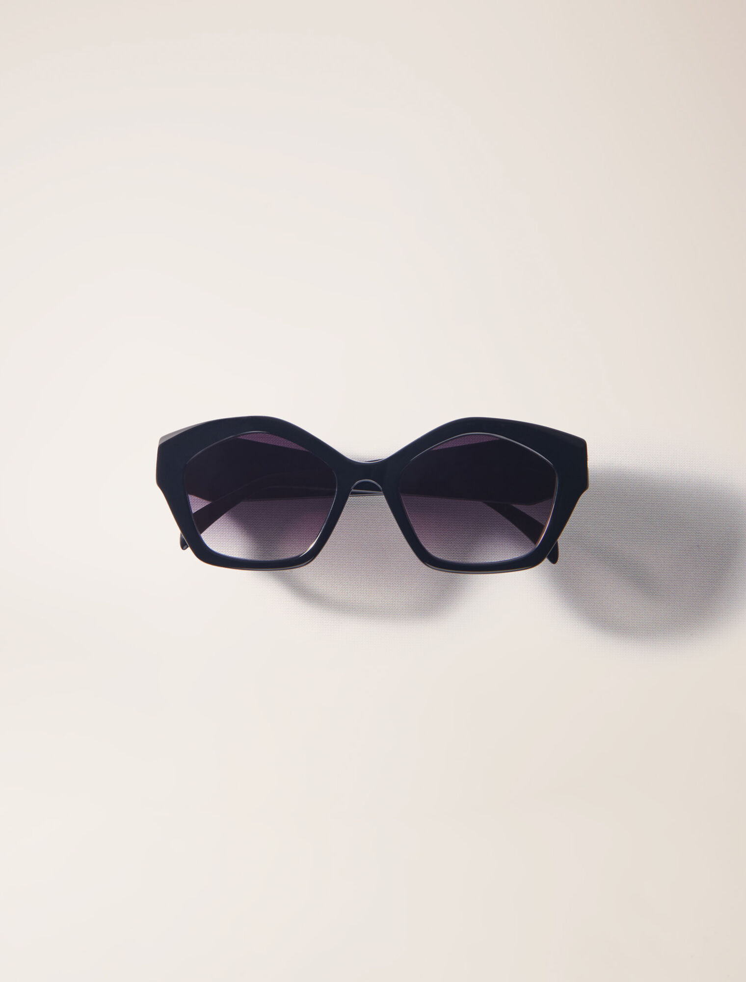 Lunettes cat eye en acétate noir