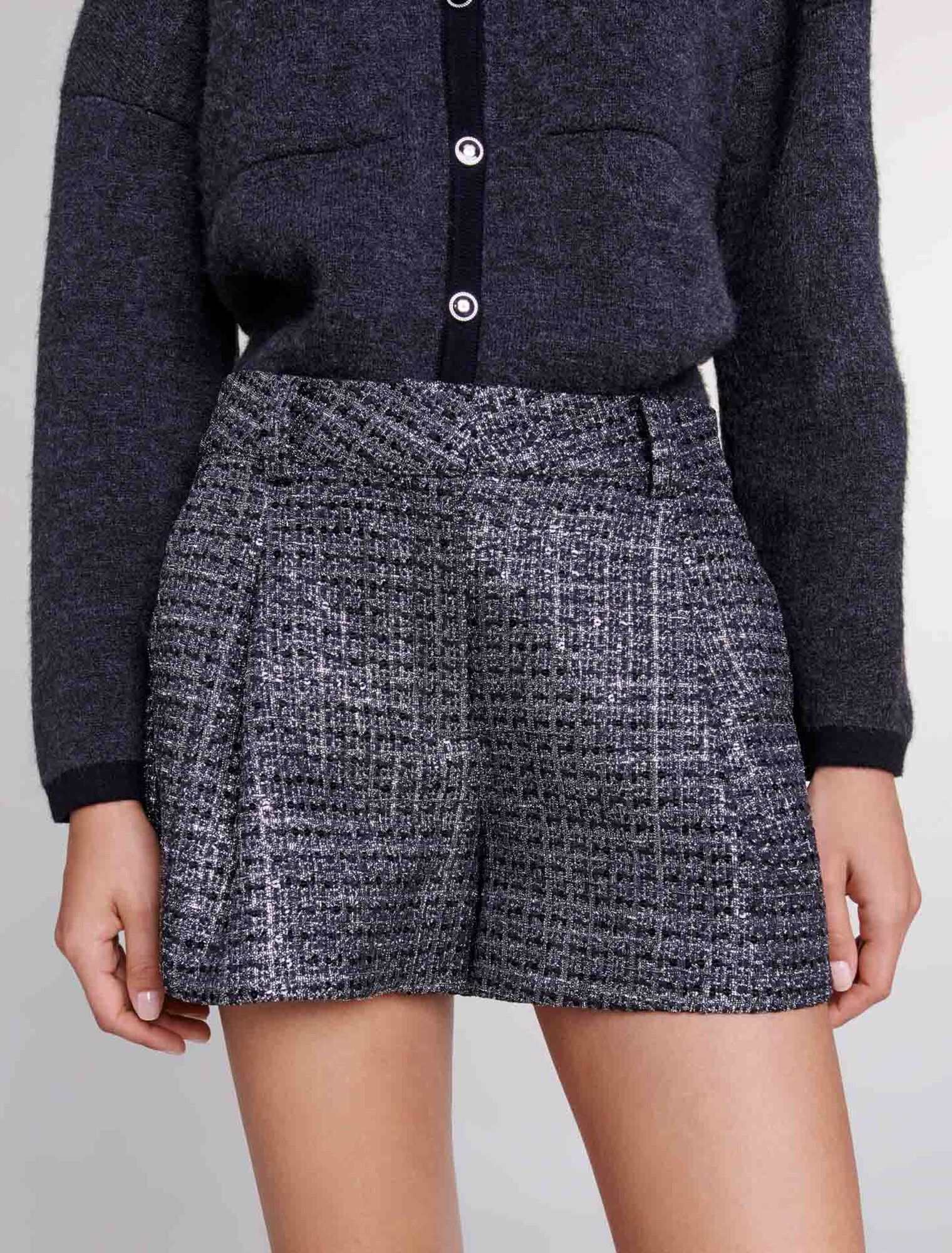 Short en tweed