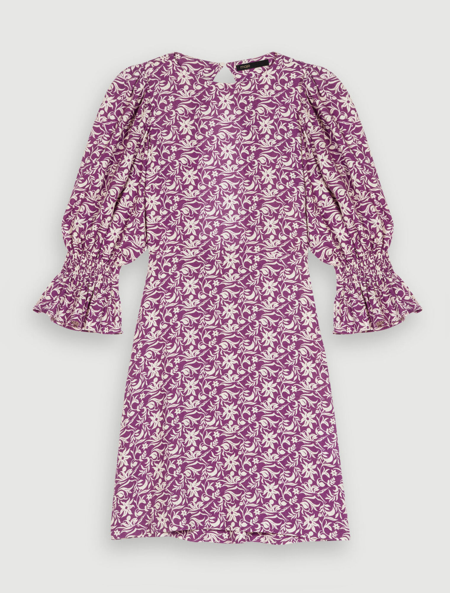 Robe courte imprimé fleuri