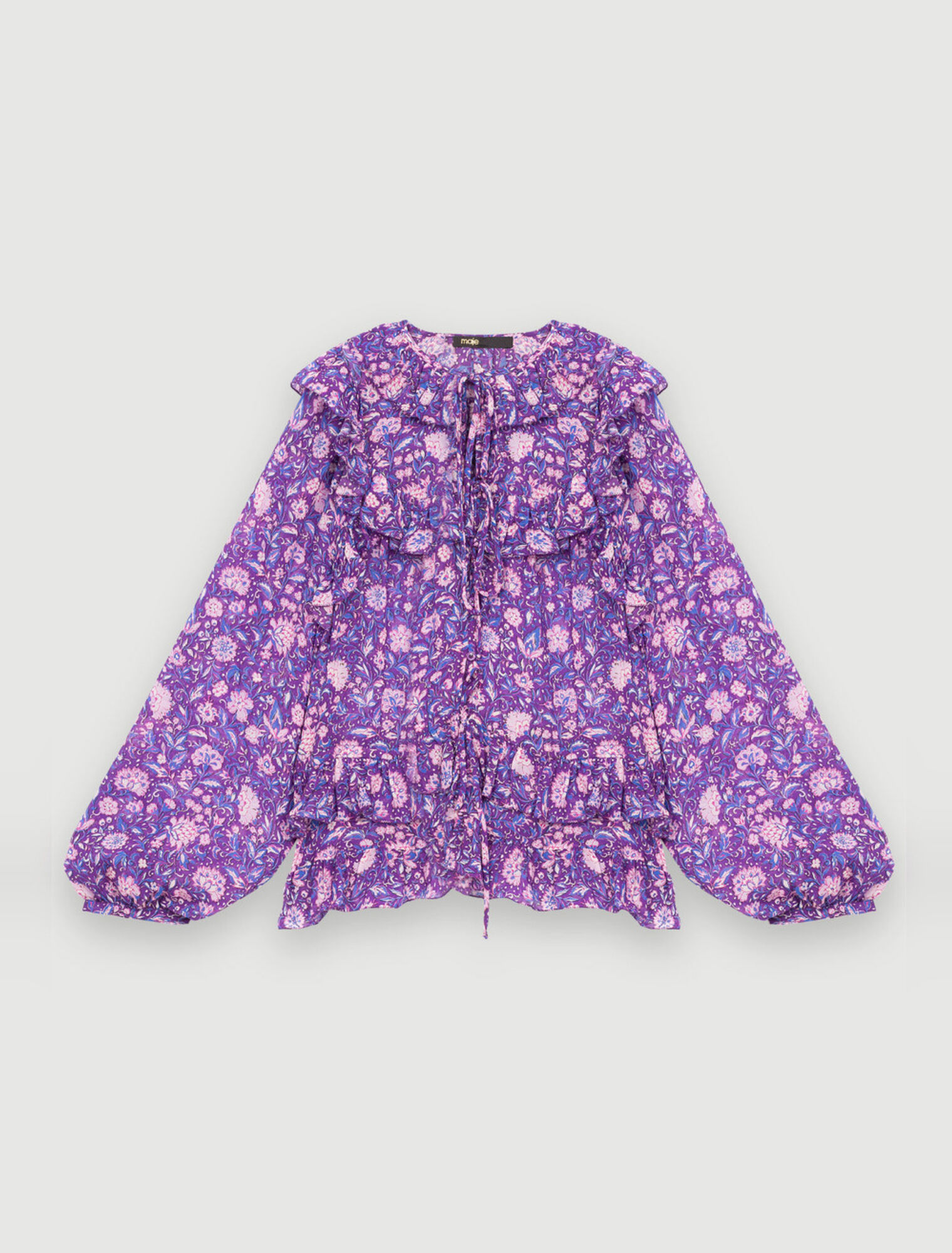 Top en viscose imprimée Dahlia
