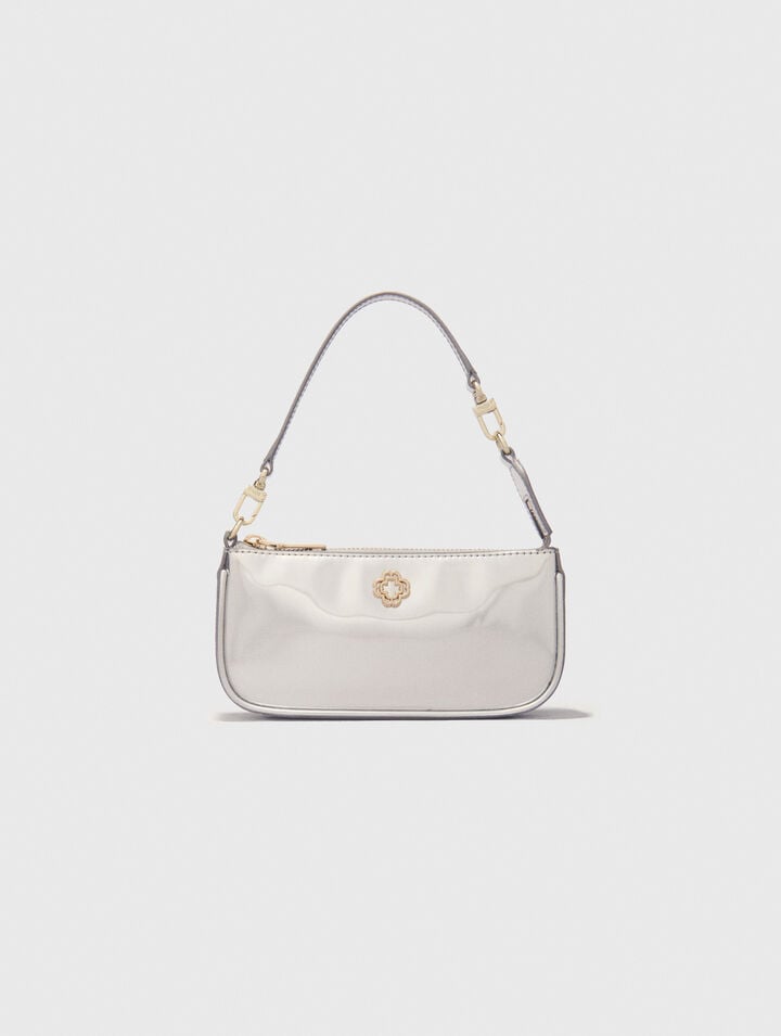 Pochette en cuir miroir