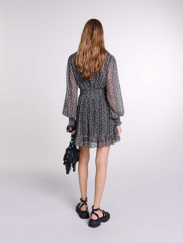 Robe courte évasée