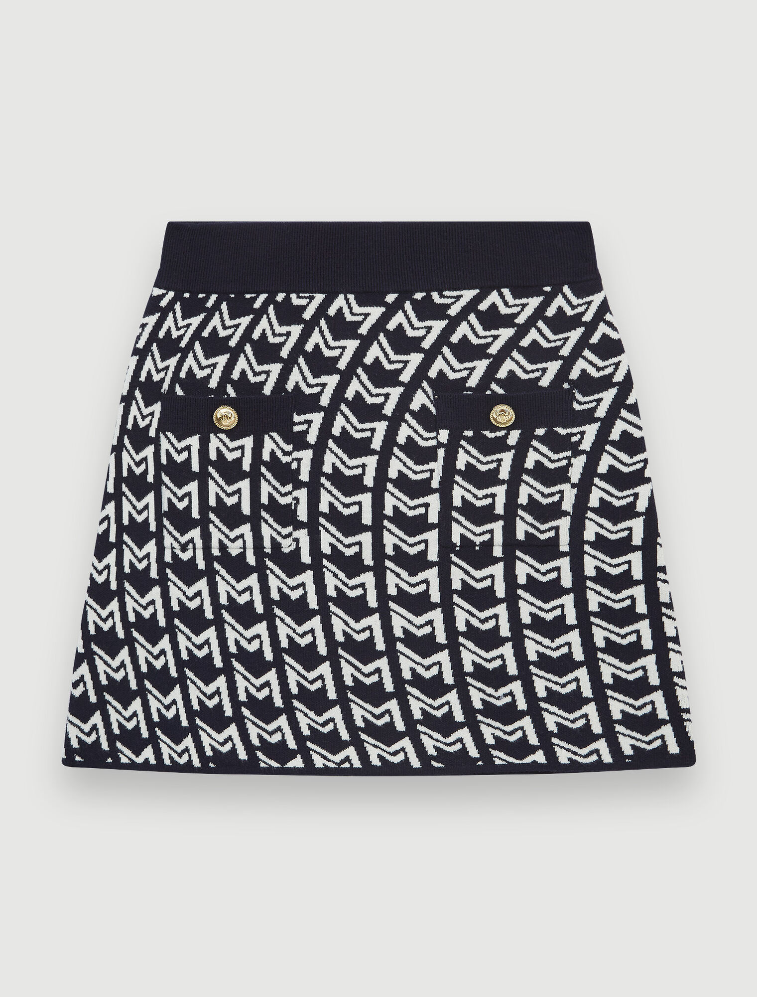 Jupe en jacquard monogramme 