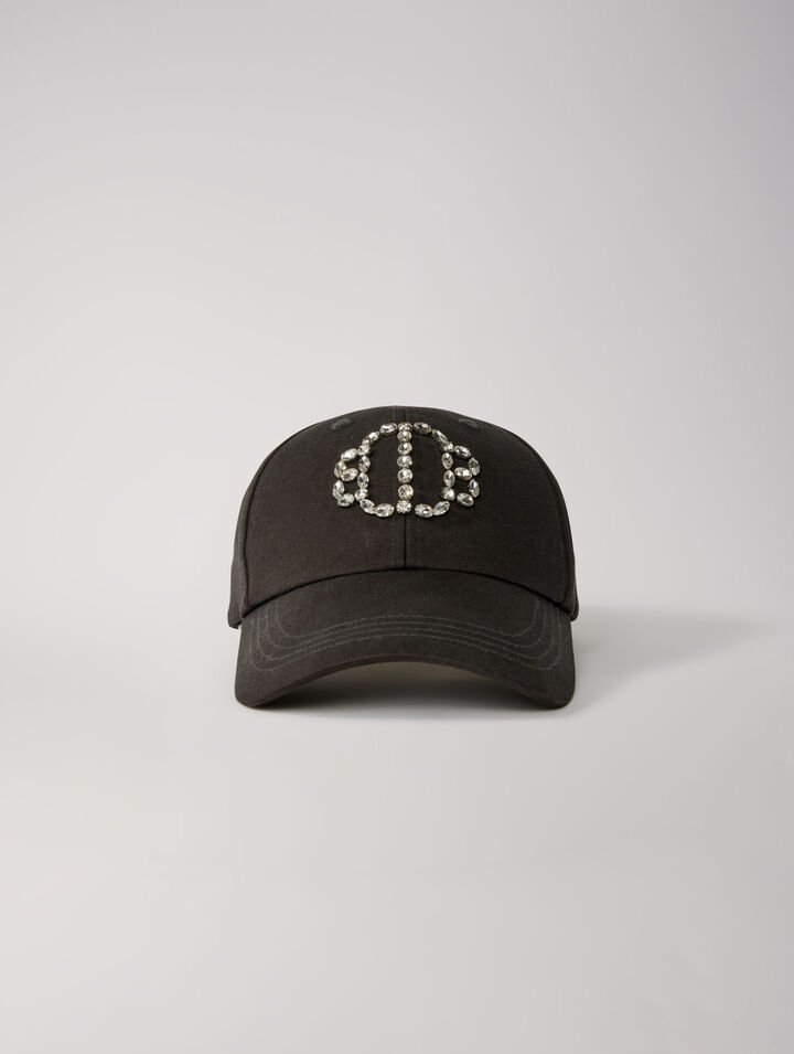 Casquette Clover strass