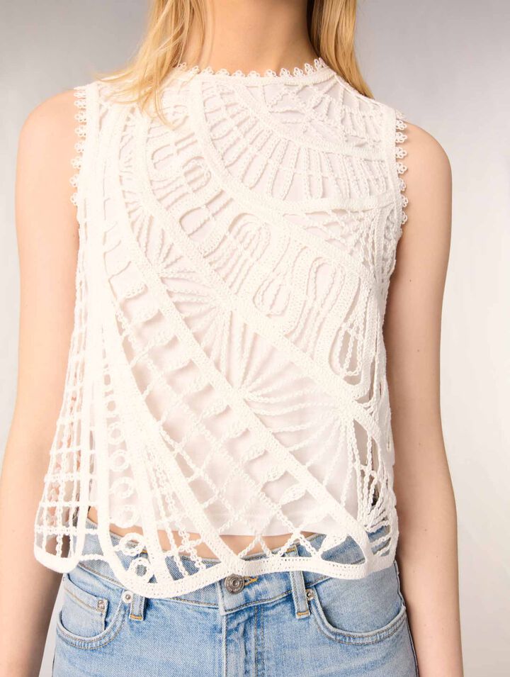 Top en crochet