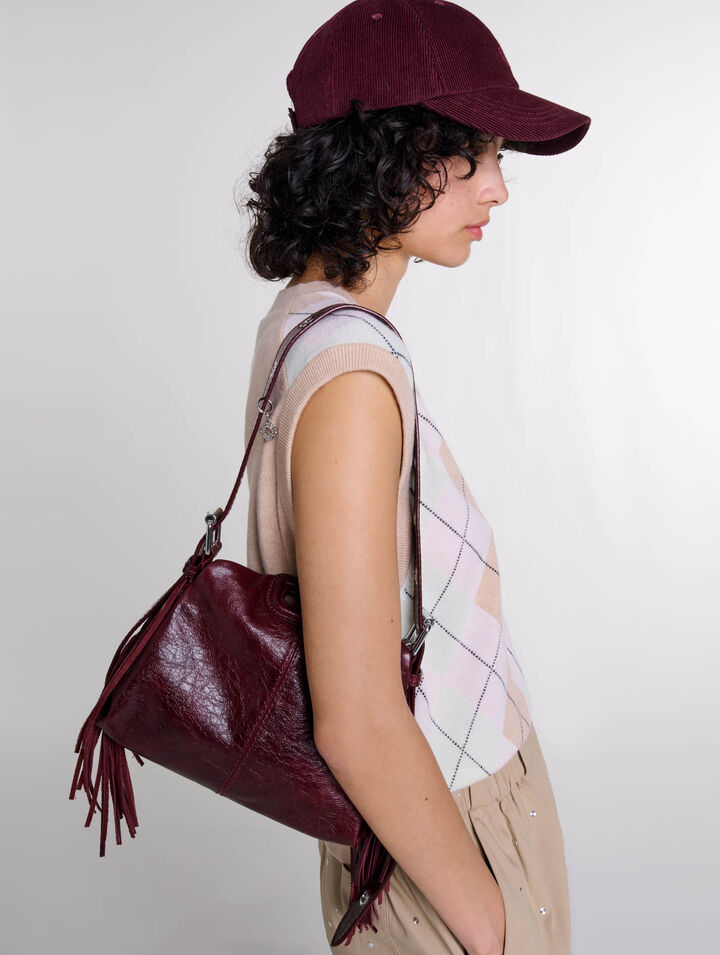 Sac Miss M Mini en cuir craquelé