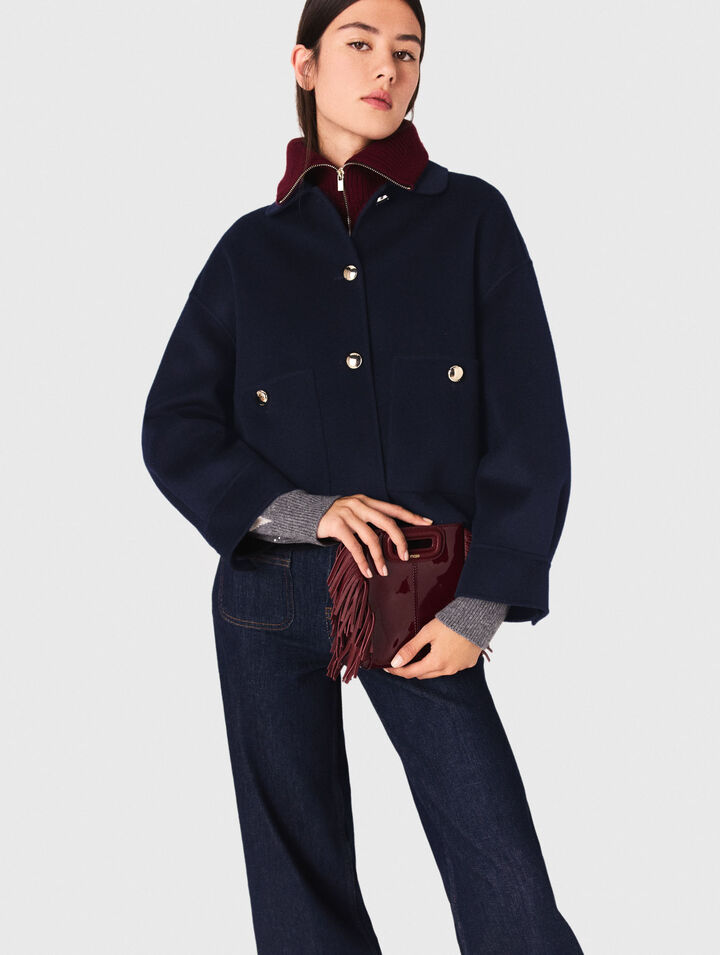 Veste courte en laine
