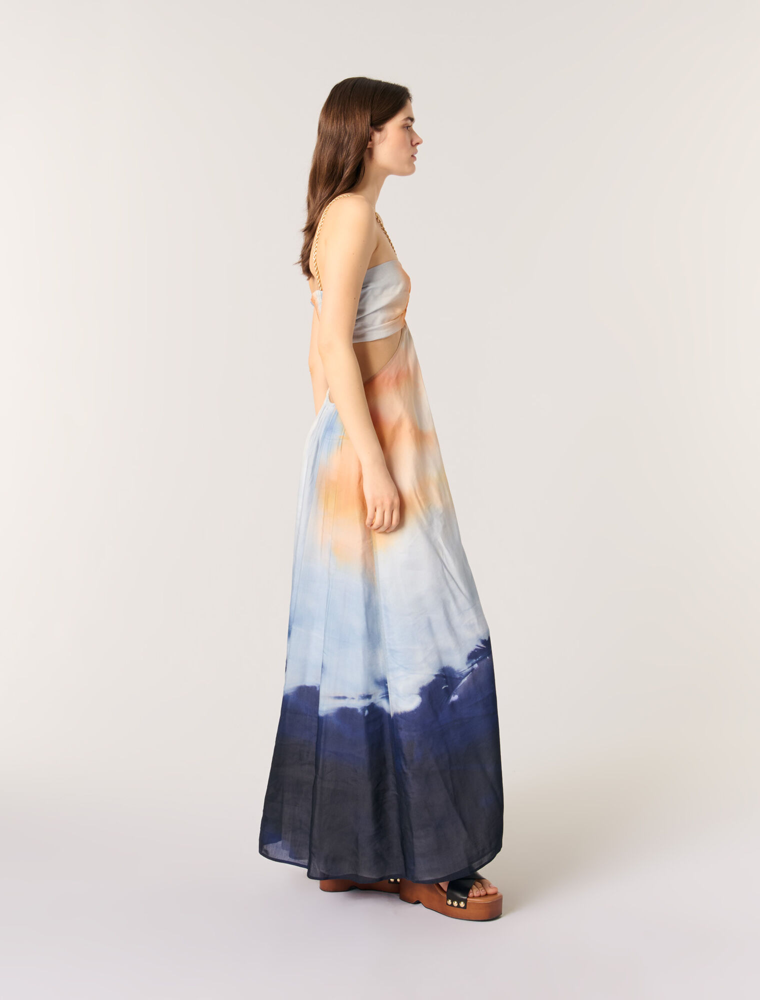 Robe longue tie & dye