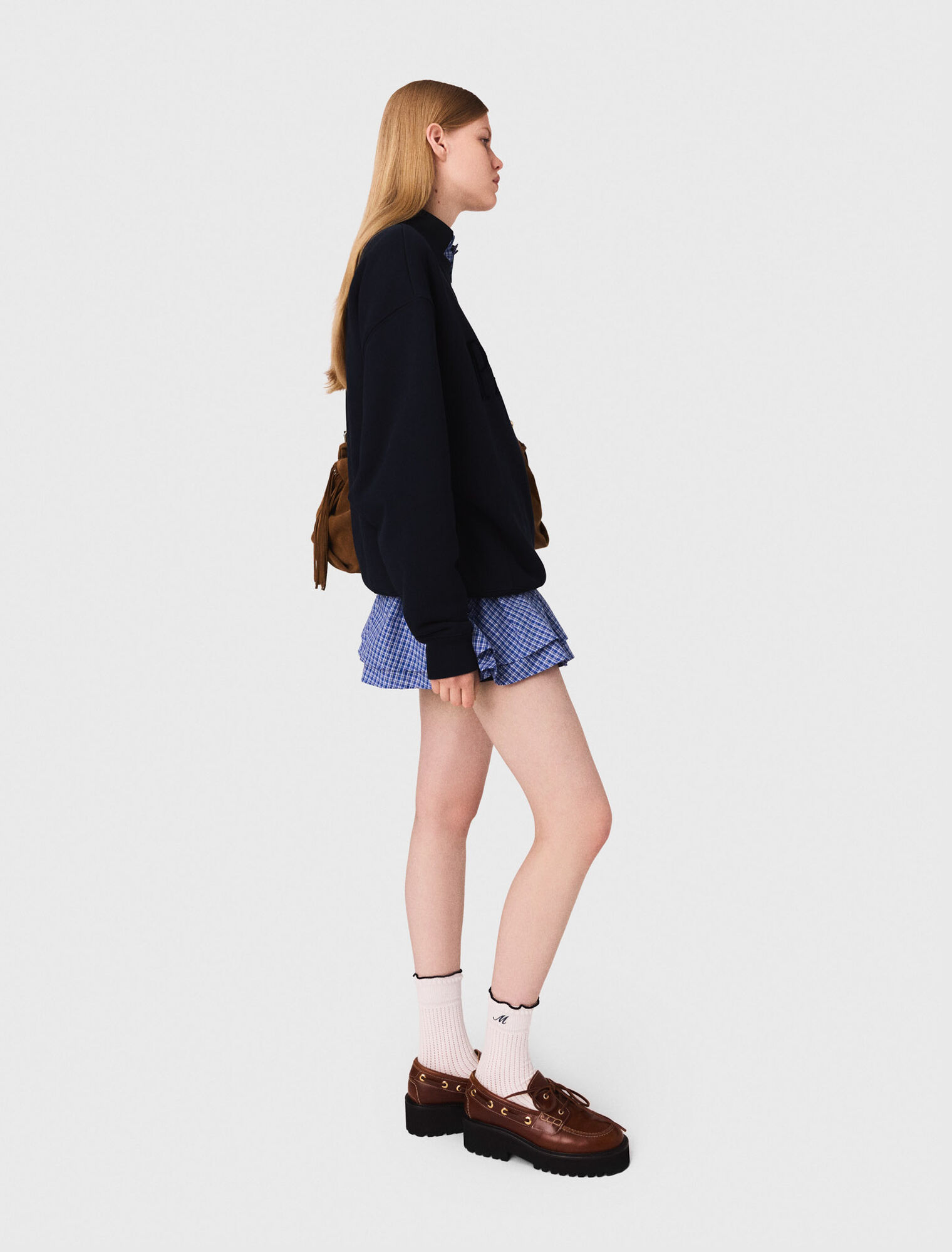Sweatshirt logo Paris en relief