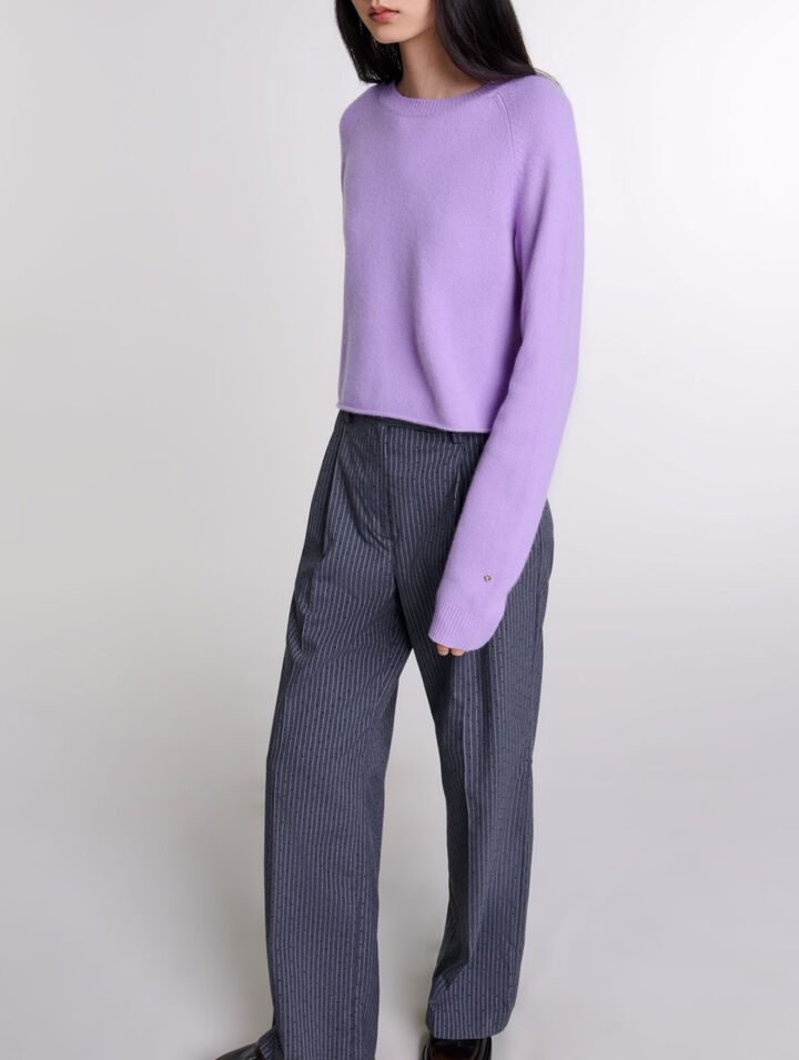 Pantalon de tailleur strass&eacute;