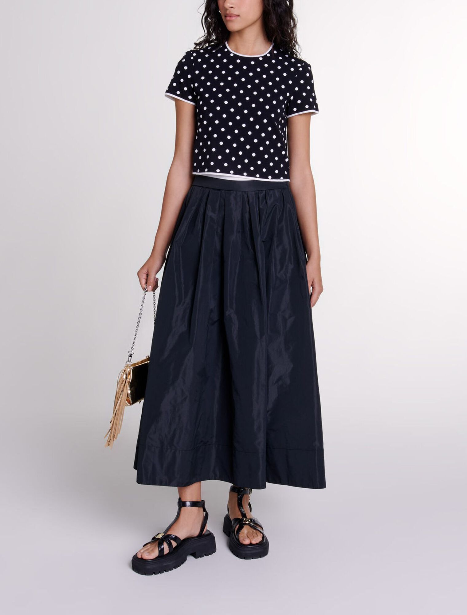 Top en maille jacquard 