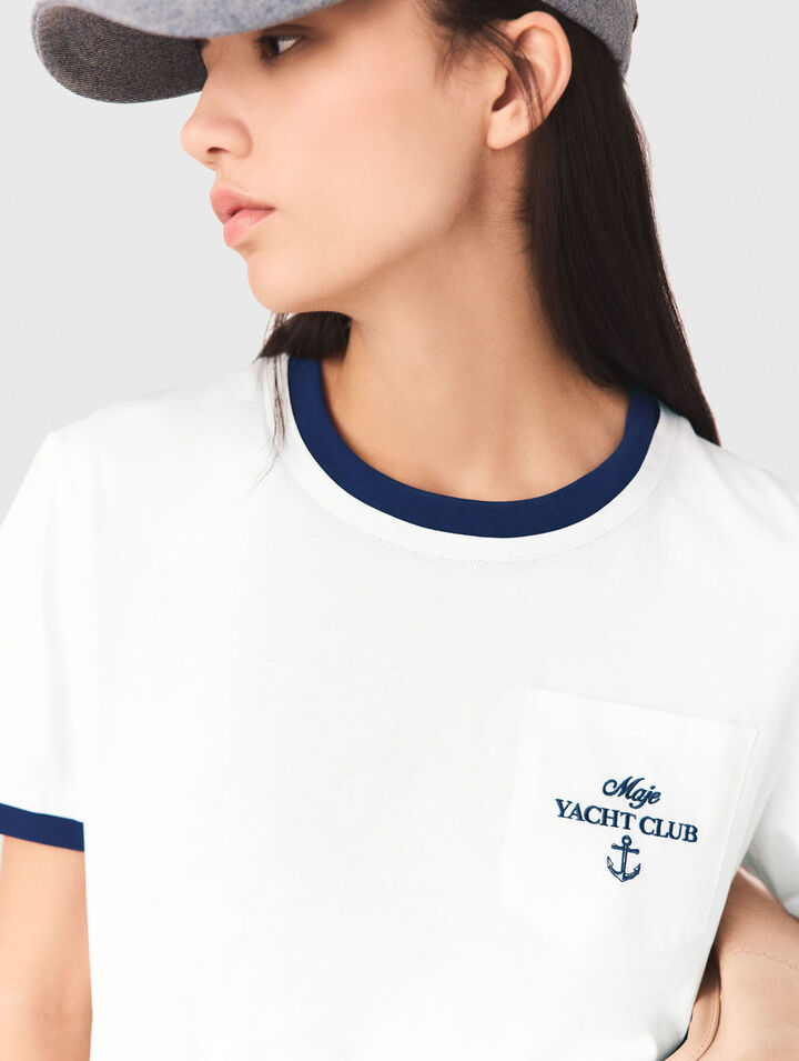 Tee shirt effet superpos&eacute;