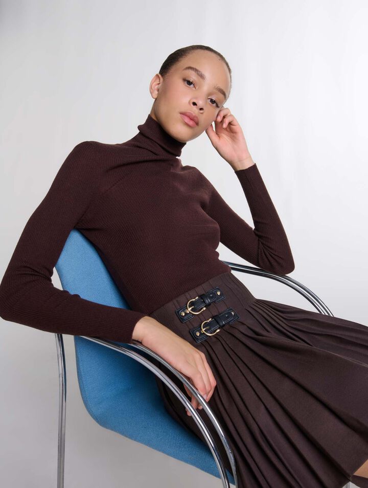 Pull en laine et soie