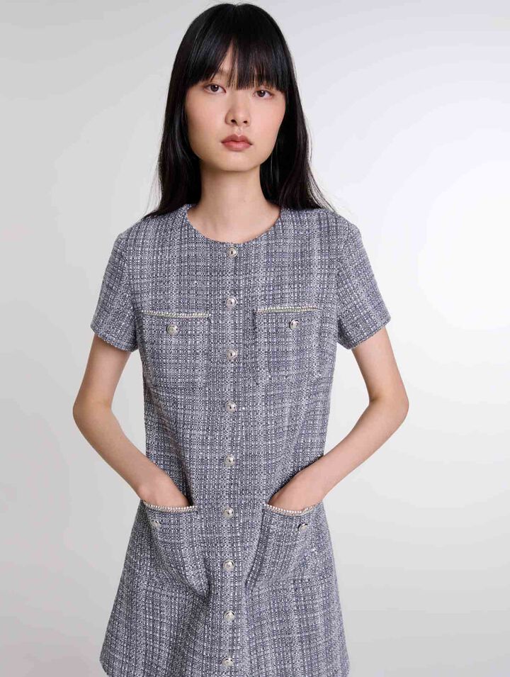 Robe en tweed