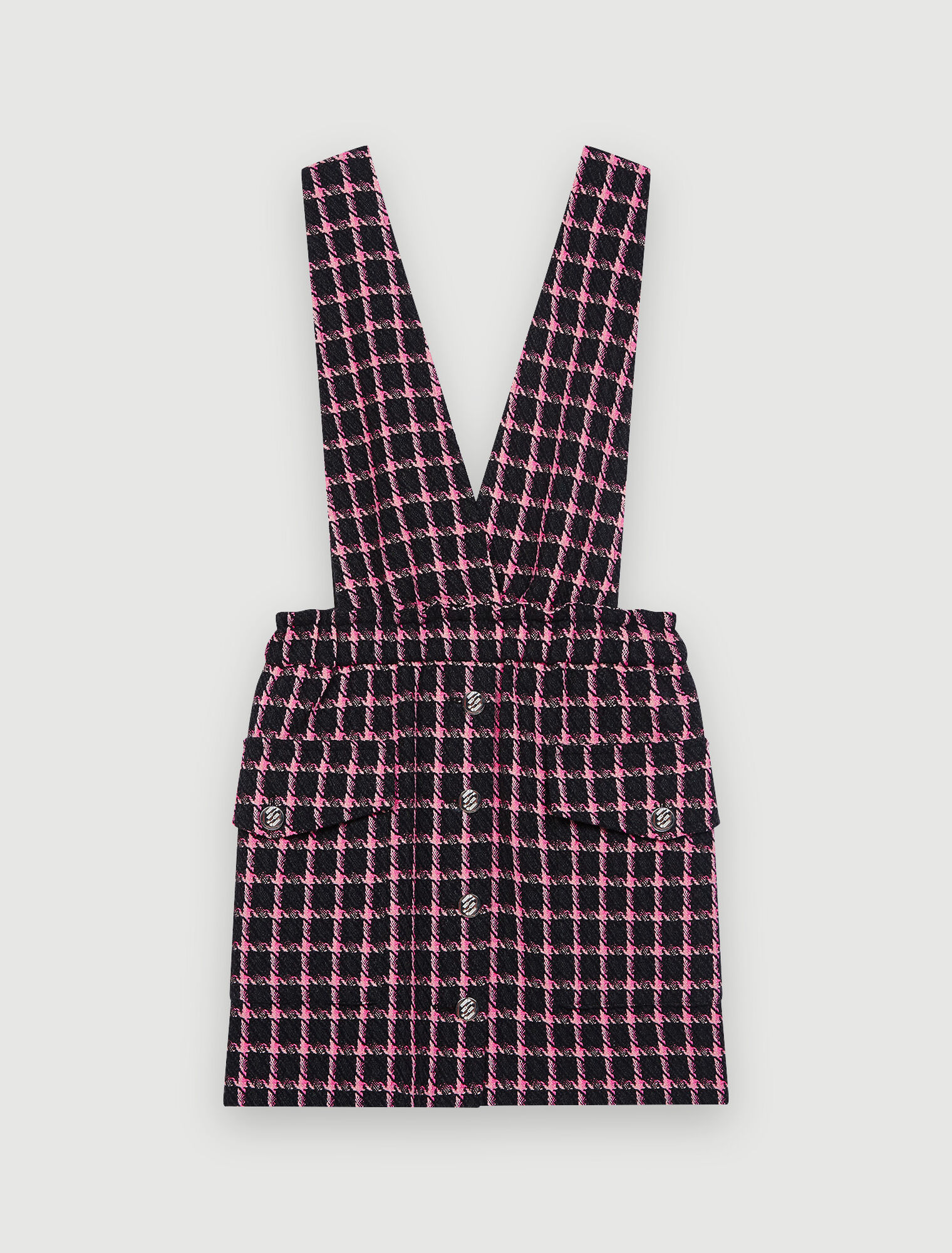 Robe à bretelles à carreaux