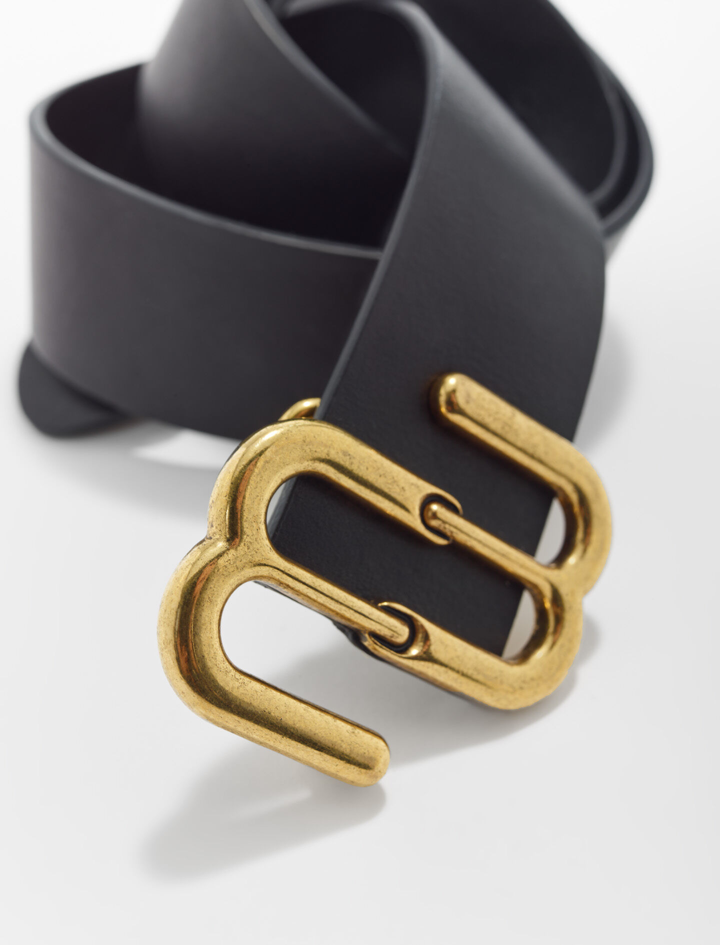 Ceinture en cuir lisse