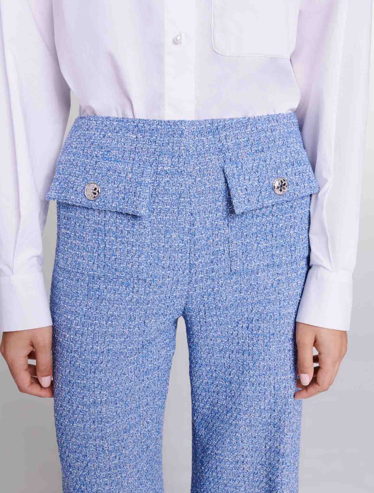 Pantalon en tweed