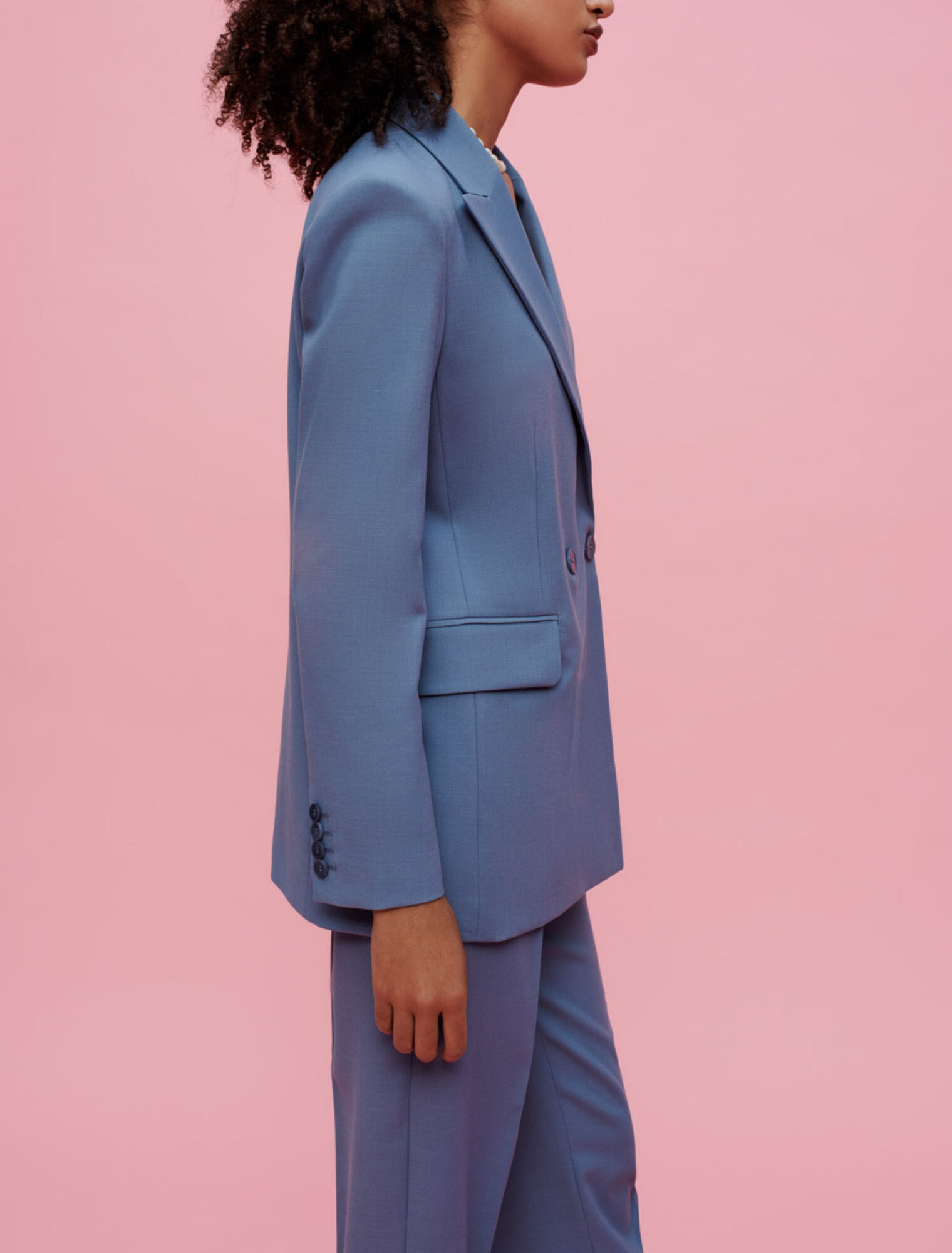 Veste tailleur à double boutonnage