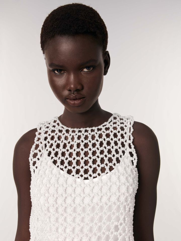 Top en perles