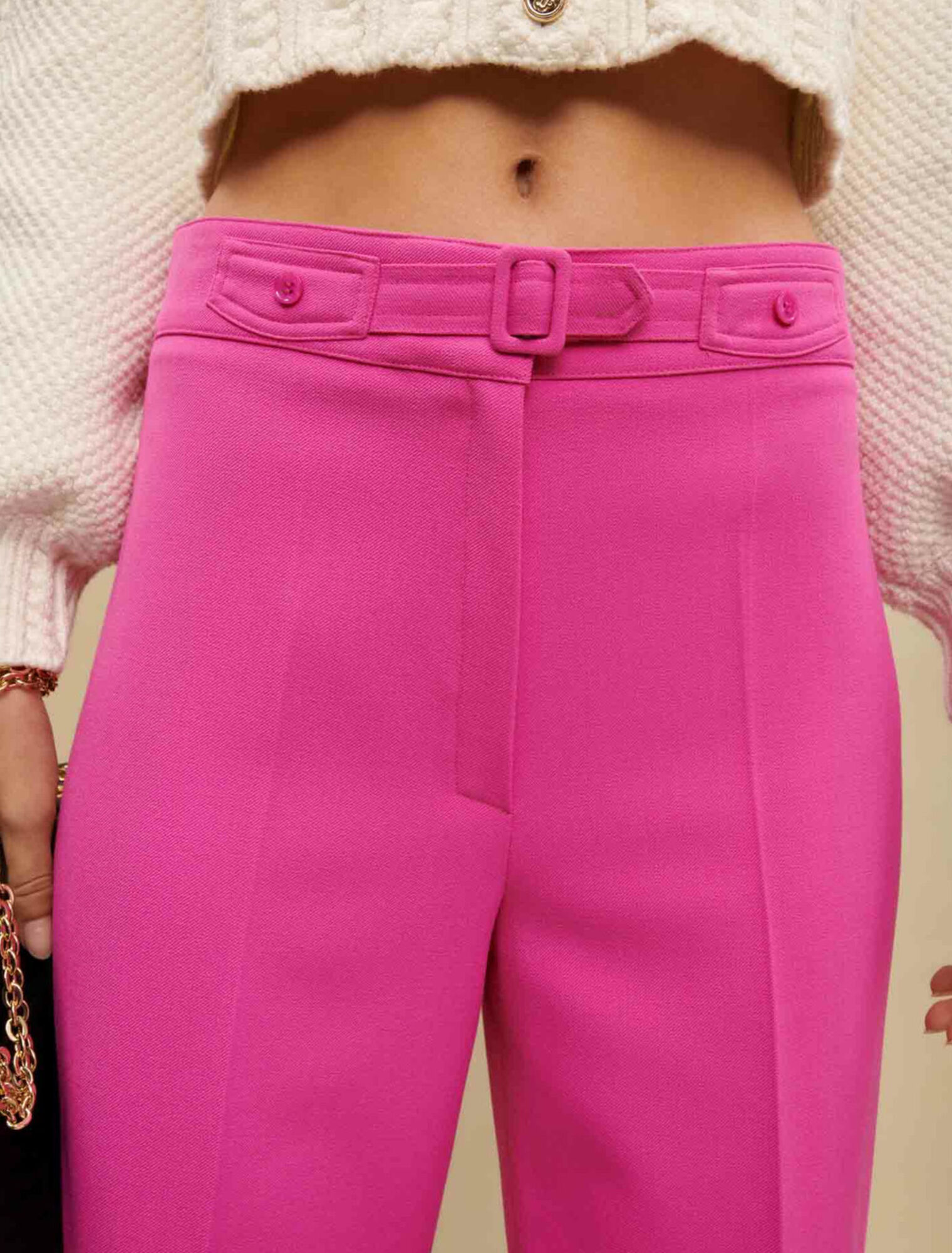 Pantalon de tailleur large
