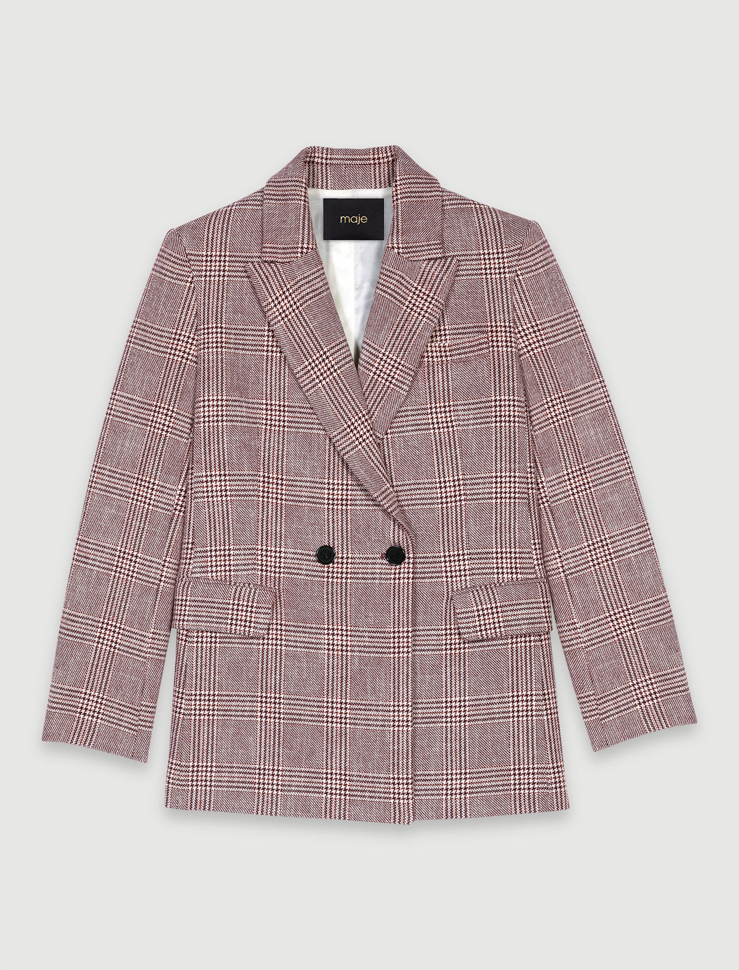 Veste de tailleur a carreaux Vestes Blousons Maje