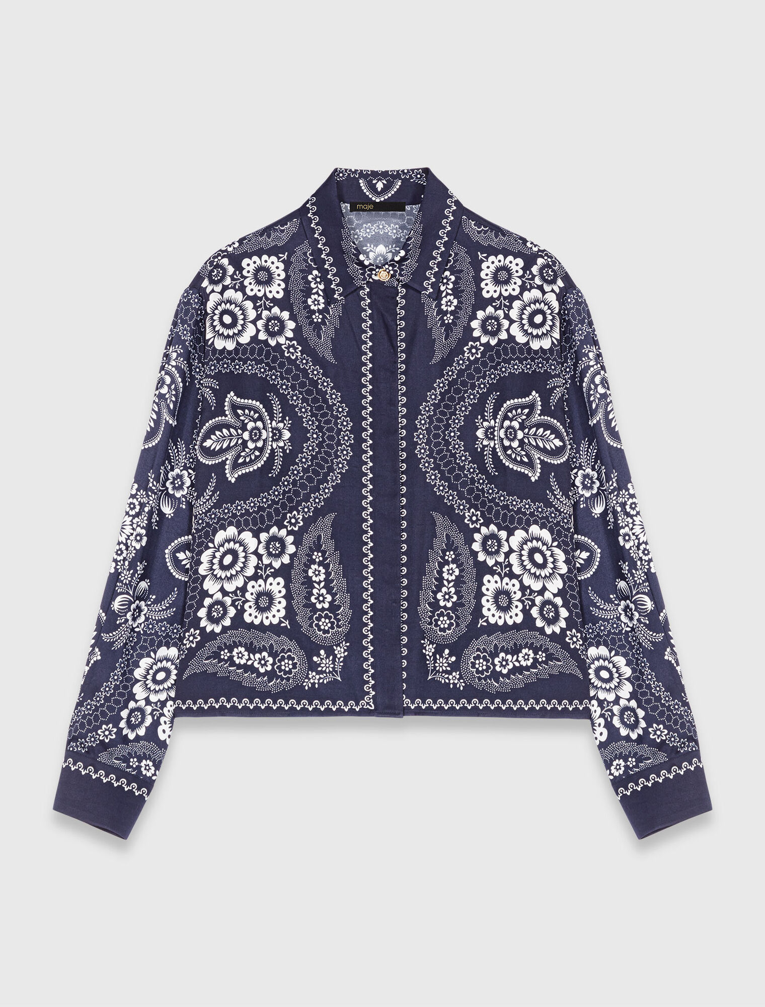 Chemise fluide imprimée