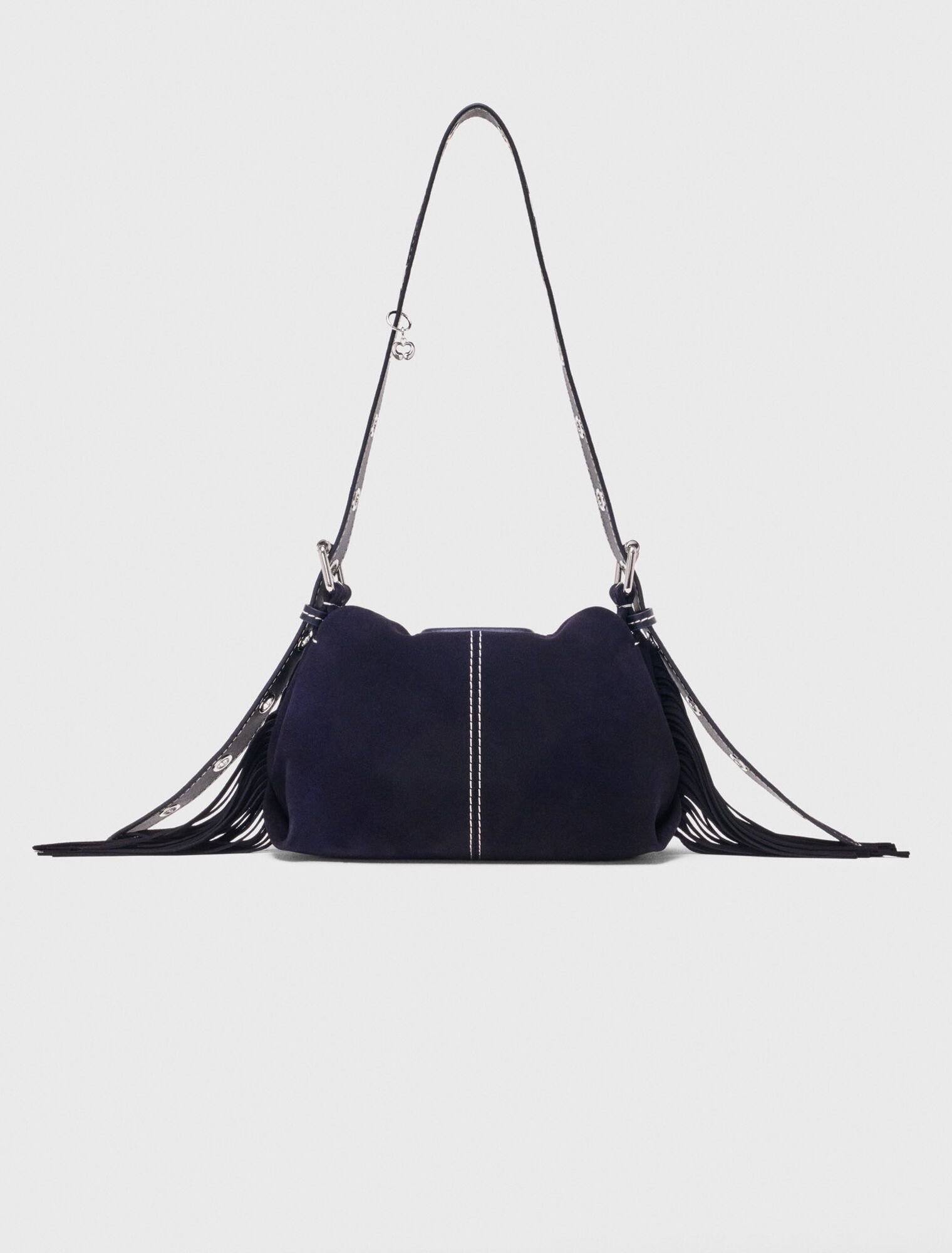 Sac Miss M mini en su&egrave;de surpiqu&eacute;e