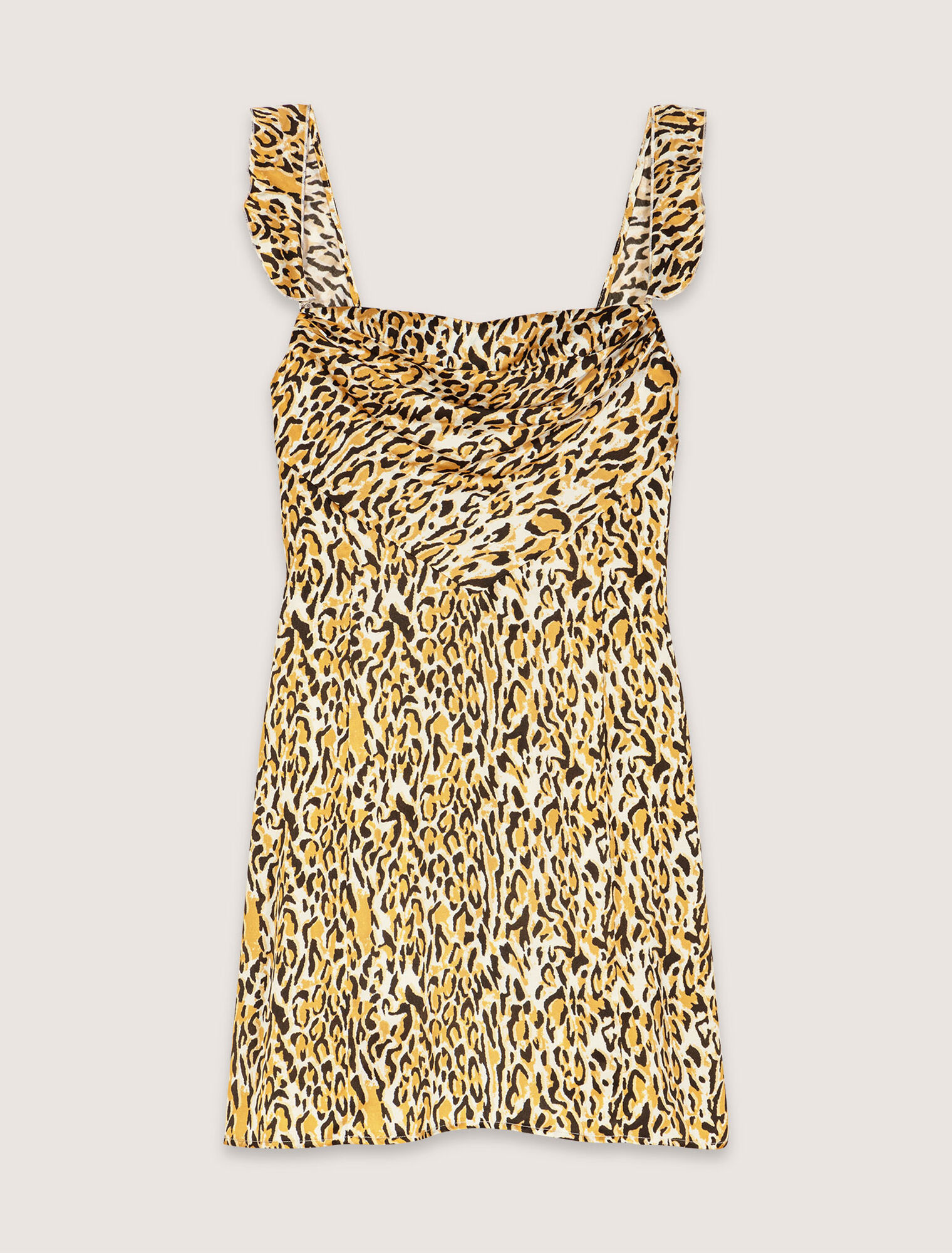 Robe courte imprimé leopard