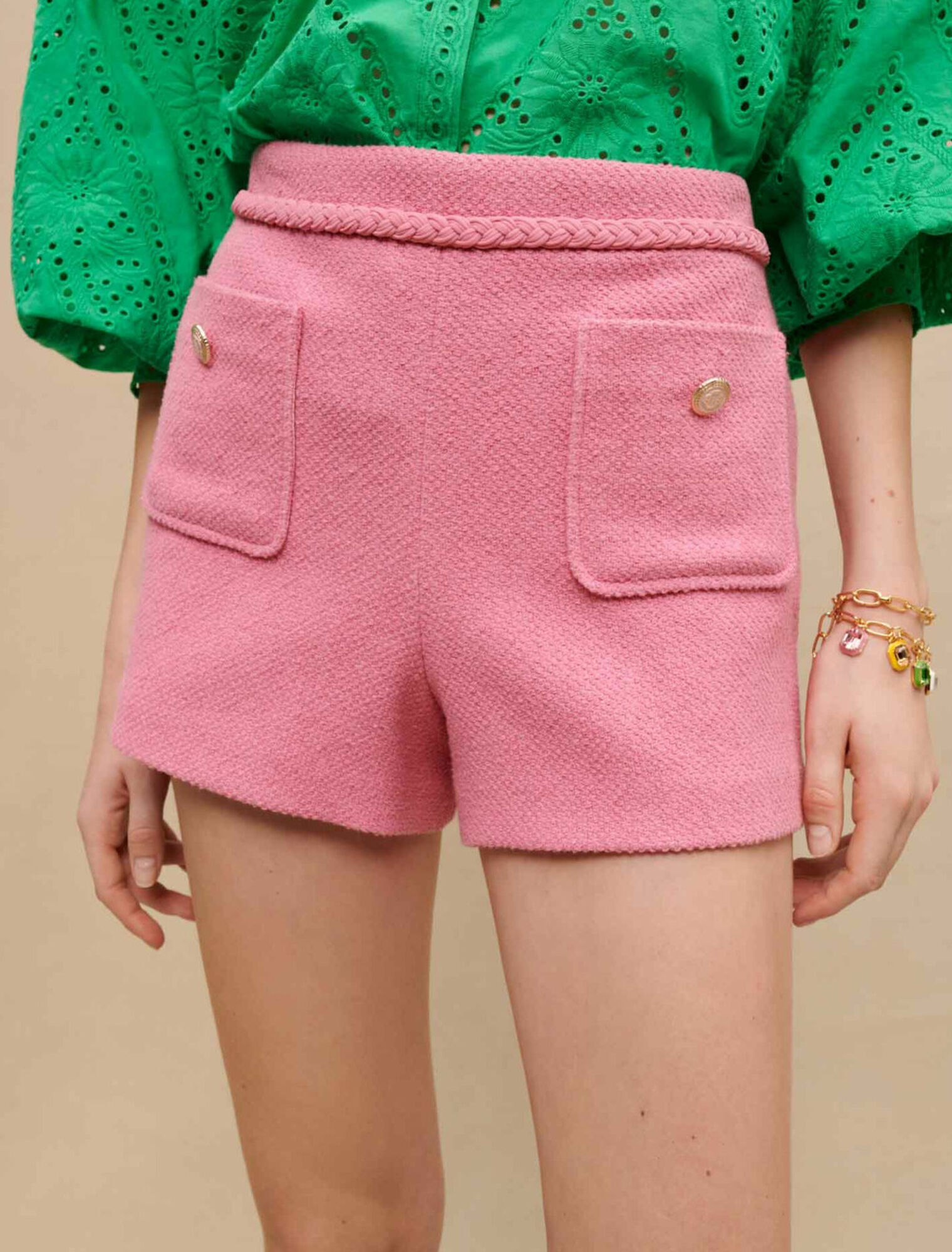 Short en tweed