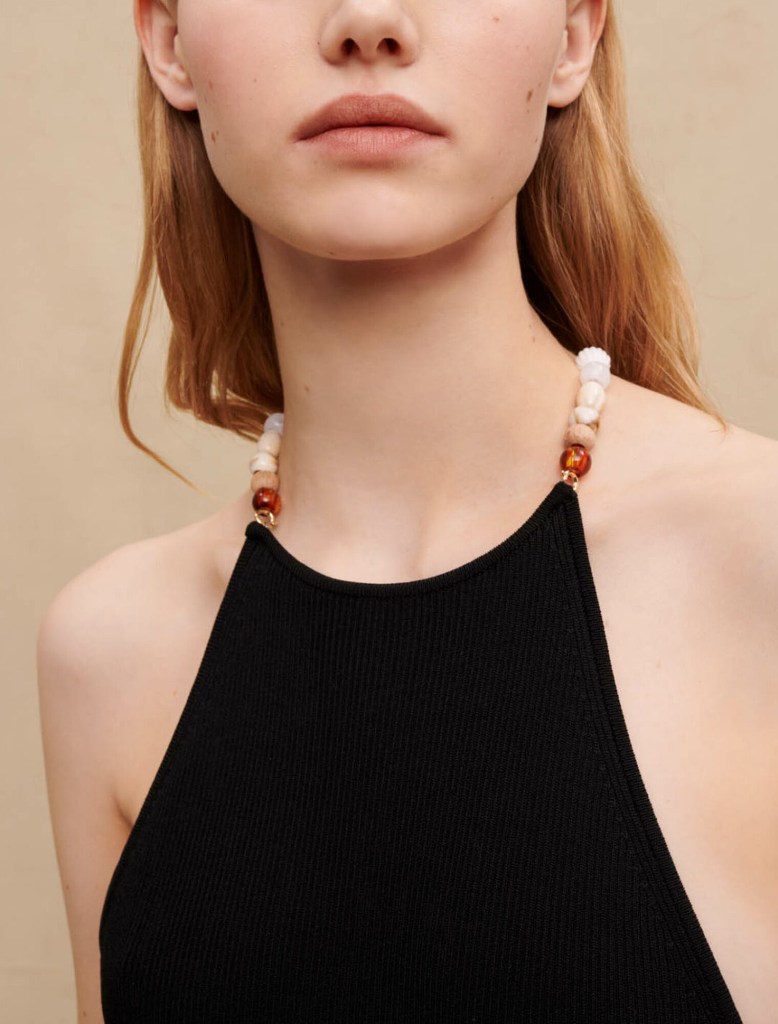 Robe longue détail chaine