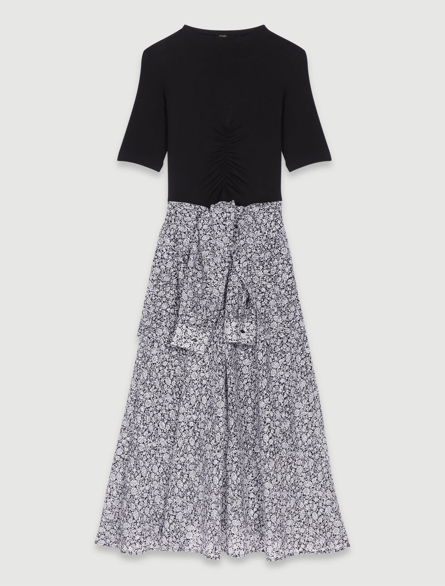 Robe longue fleurie