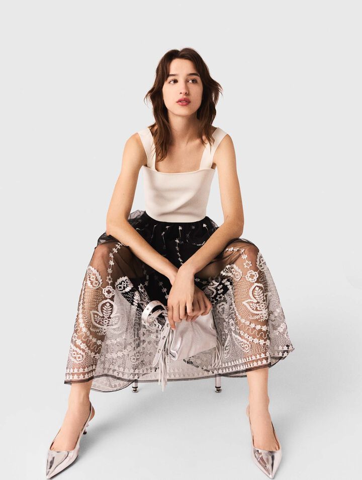 Crop top en maille