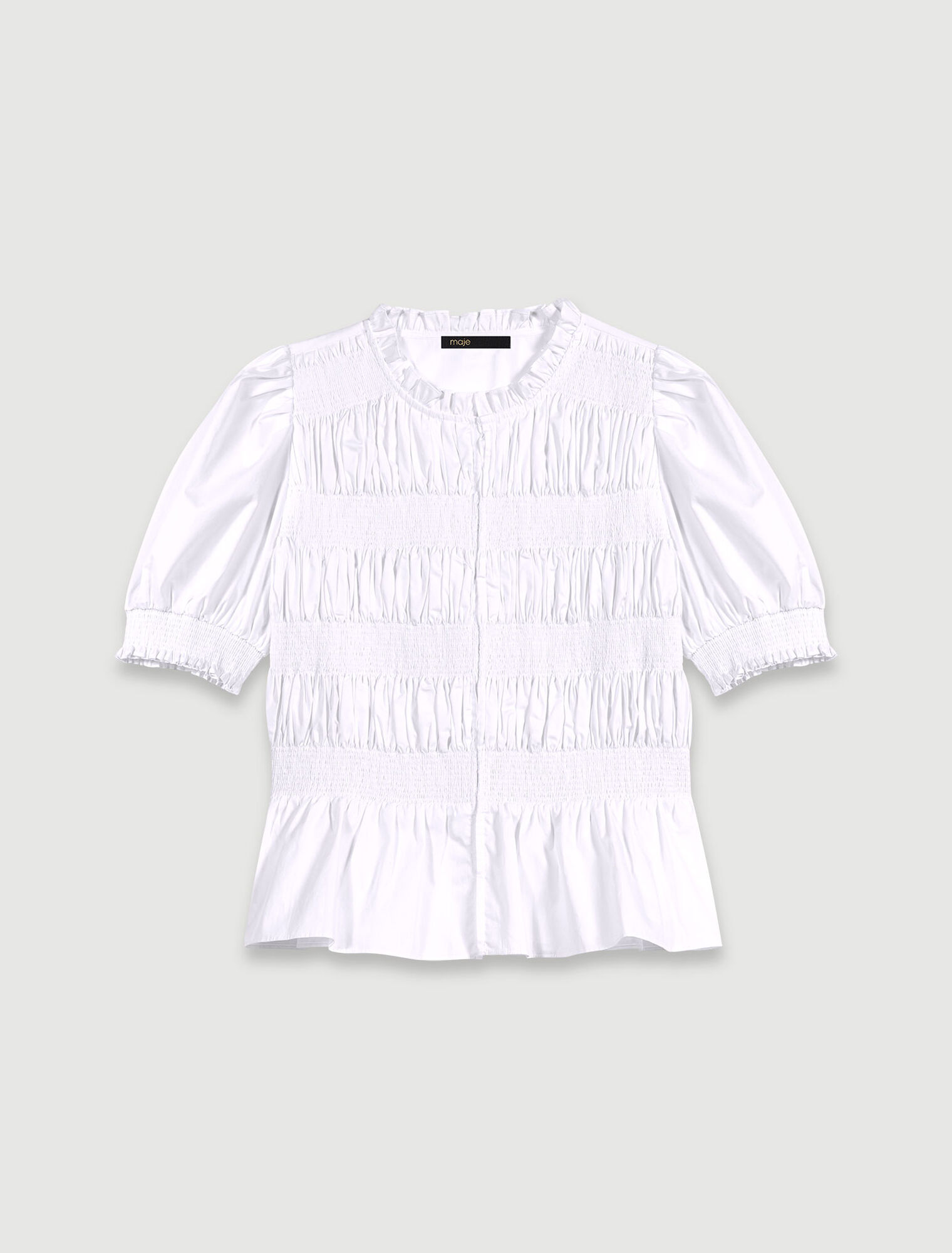Chemise smockée