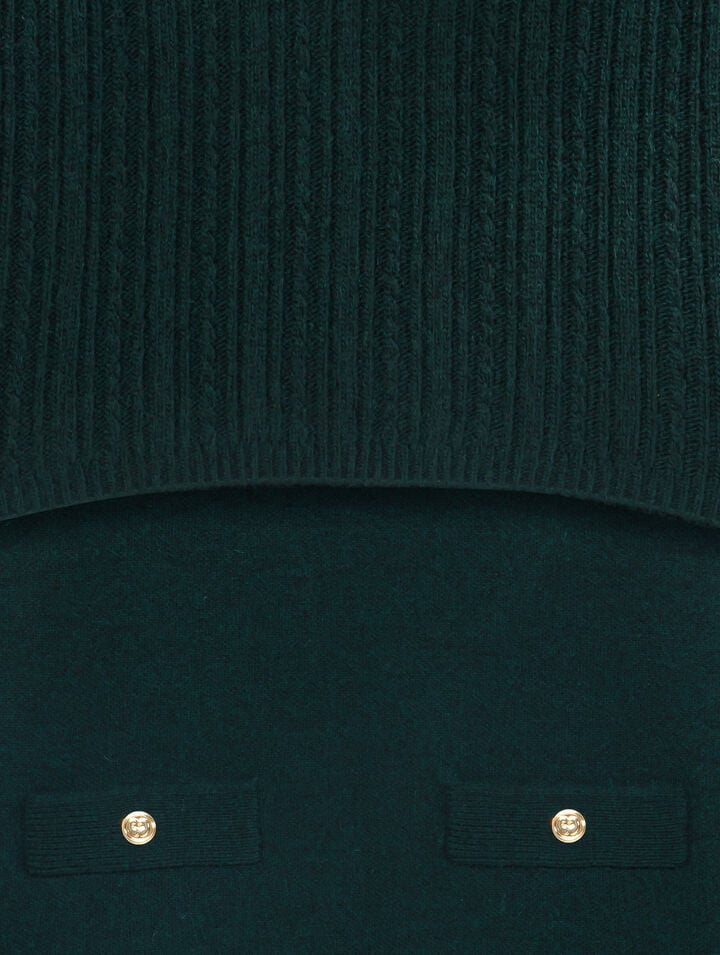 Robe en maille avec pull amovible