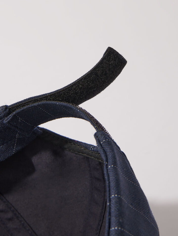 Casquette à rayures