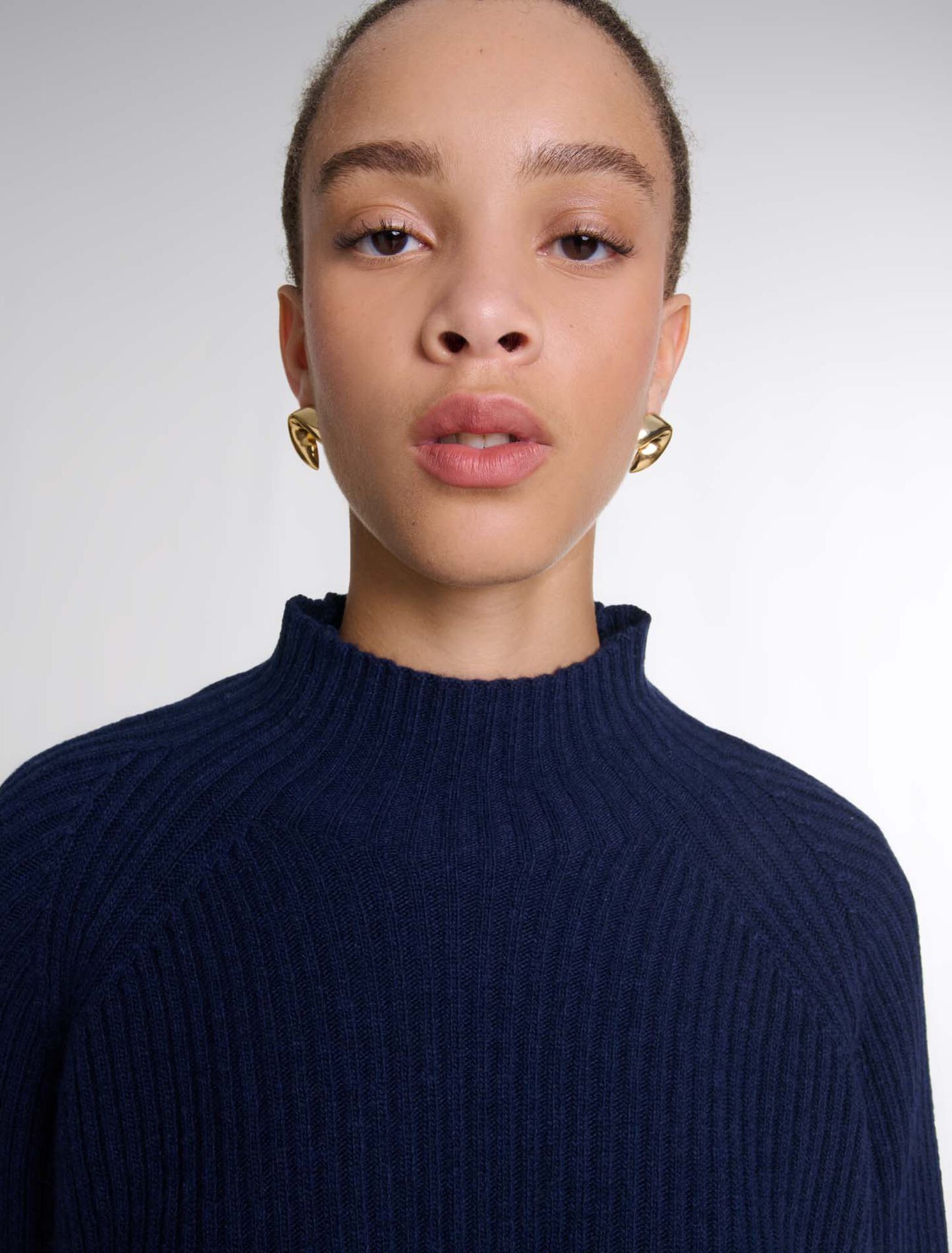 Robe courte 2-en-1 en maille