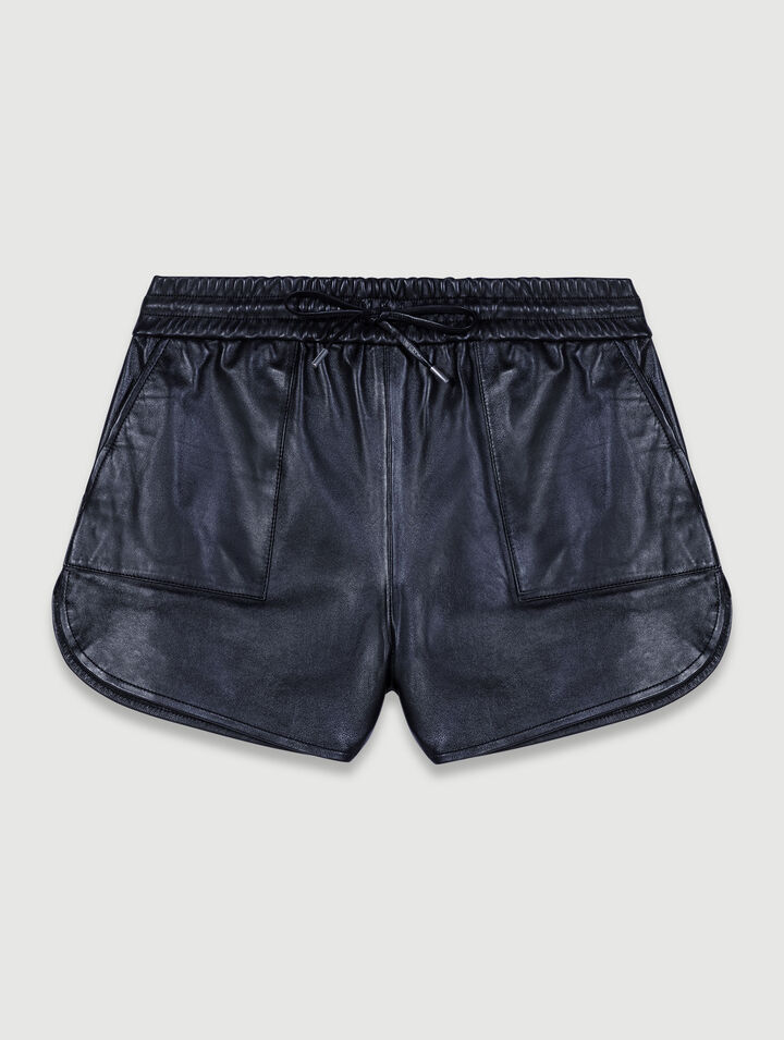 Short en cuir