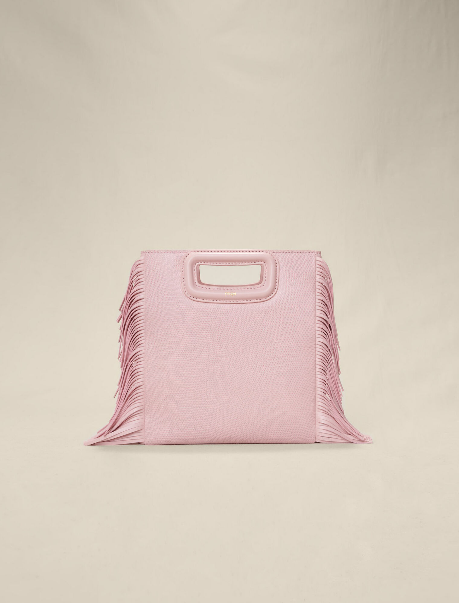 Sac M en cuir embossé lézard