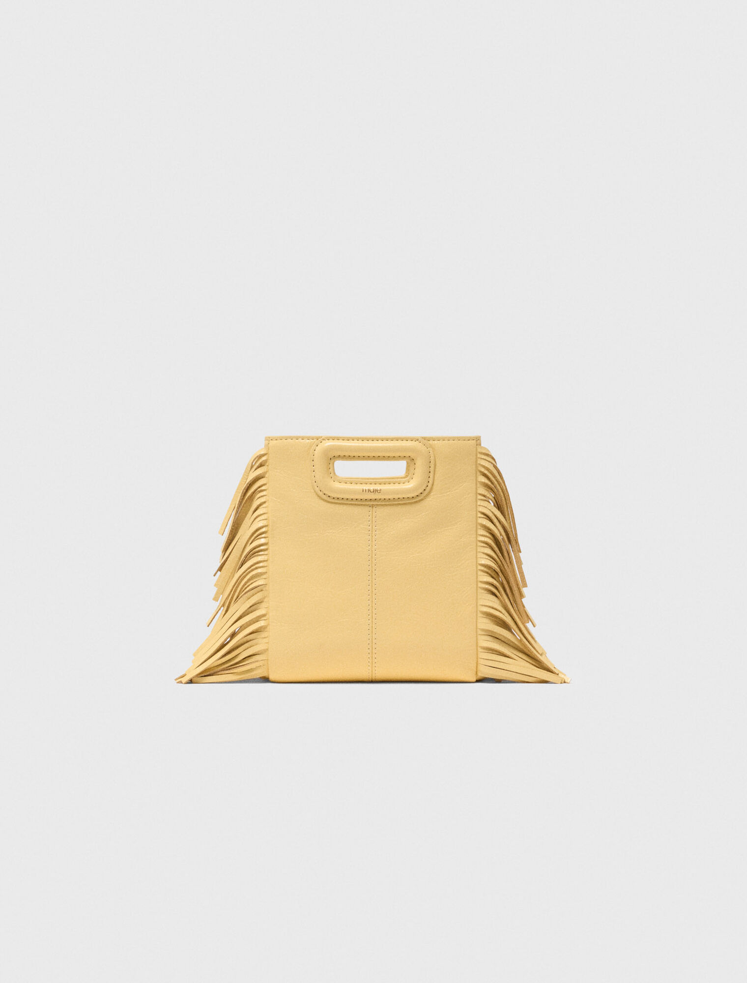 Sac M Mini cuir craquel&eacute; mat