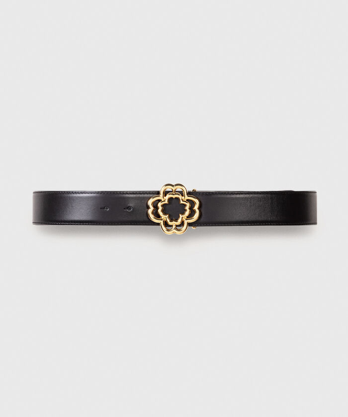 Ceinture Clover - Noir - Maje