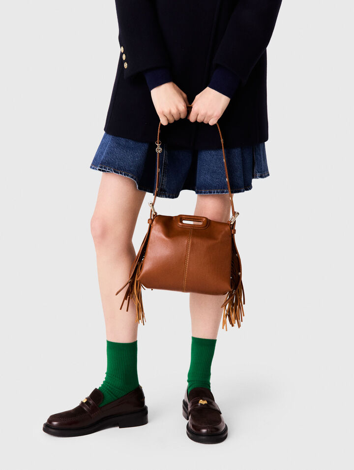 Sac Miss M mini en cuir lisse