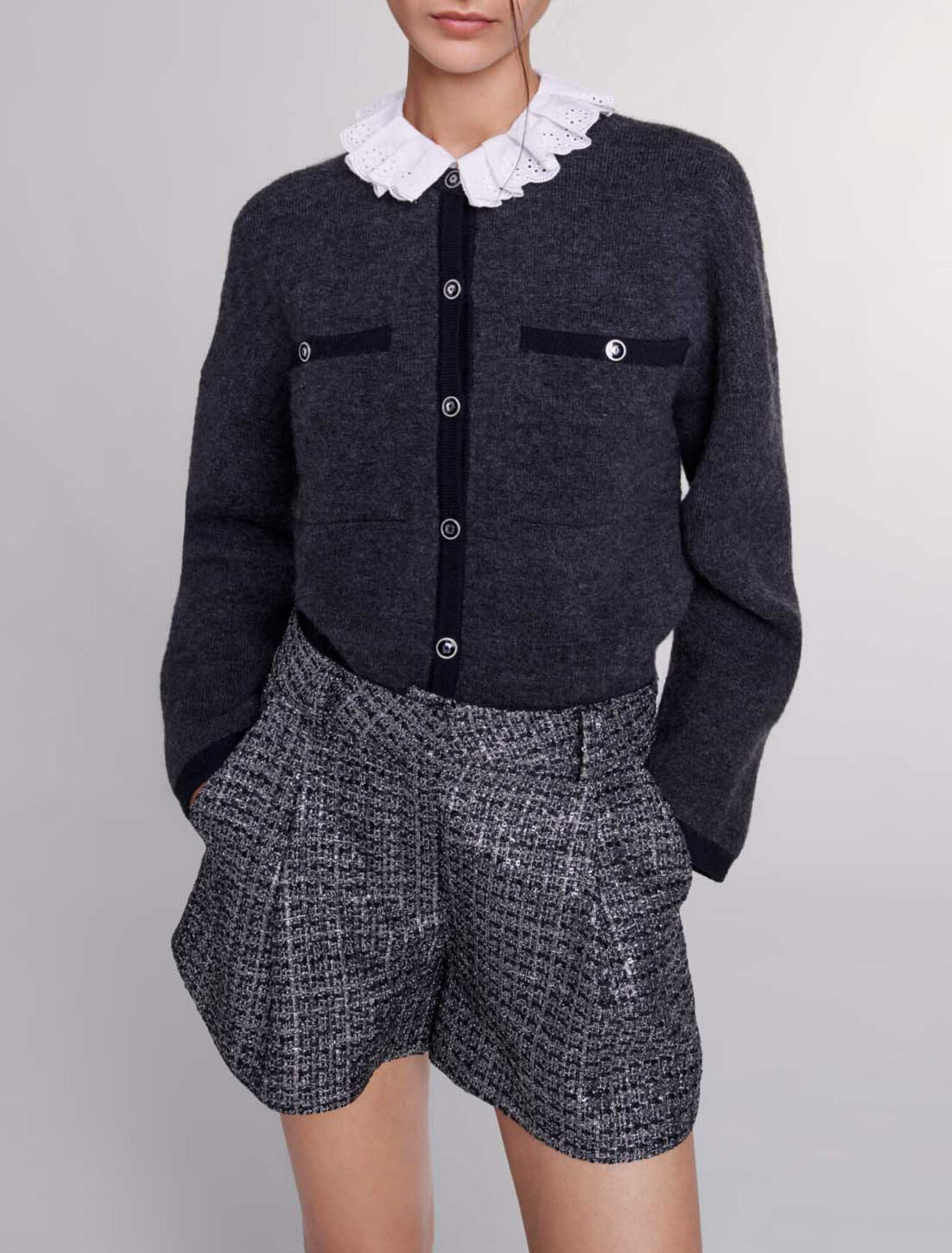 Short en tweed