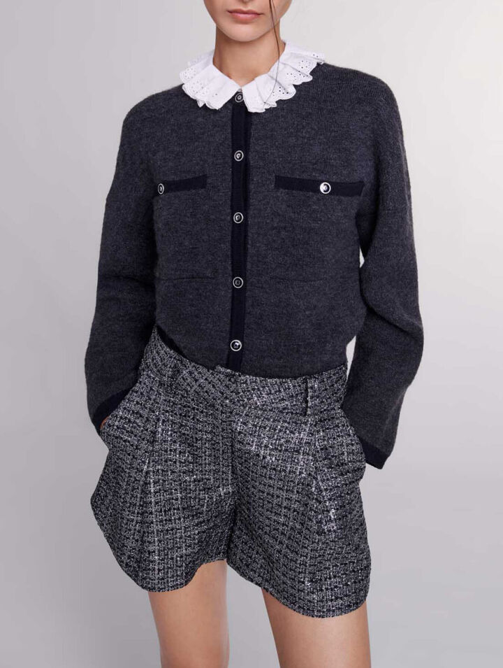 Short en tweed