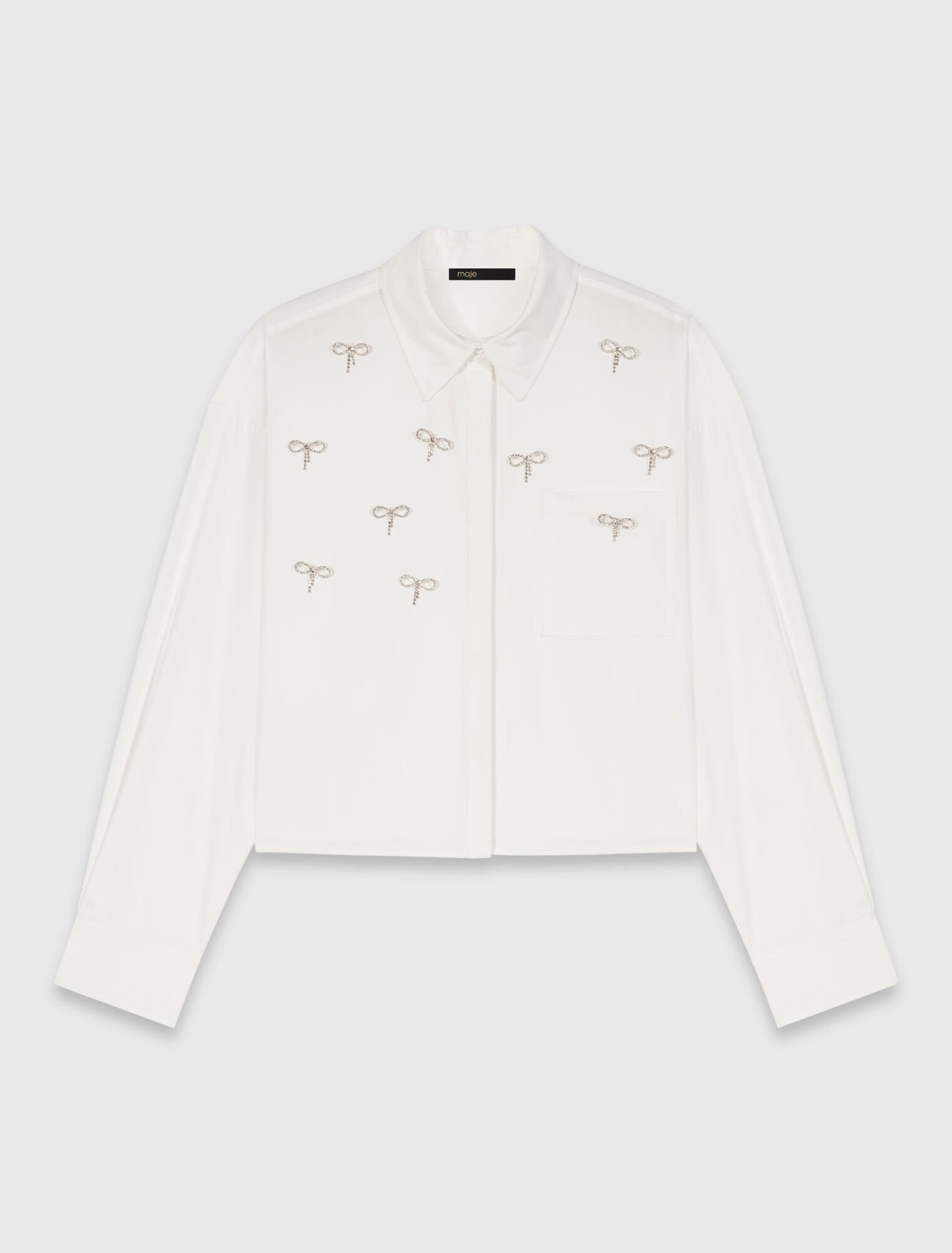 Chemise avec détails bijoux