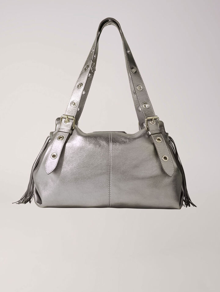Sac Miss M XL en cuir métallisé