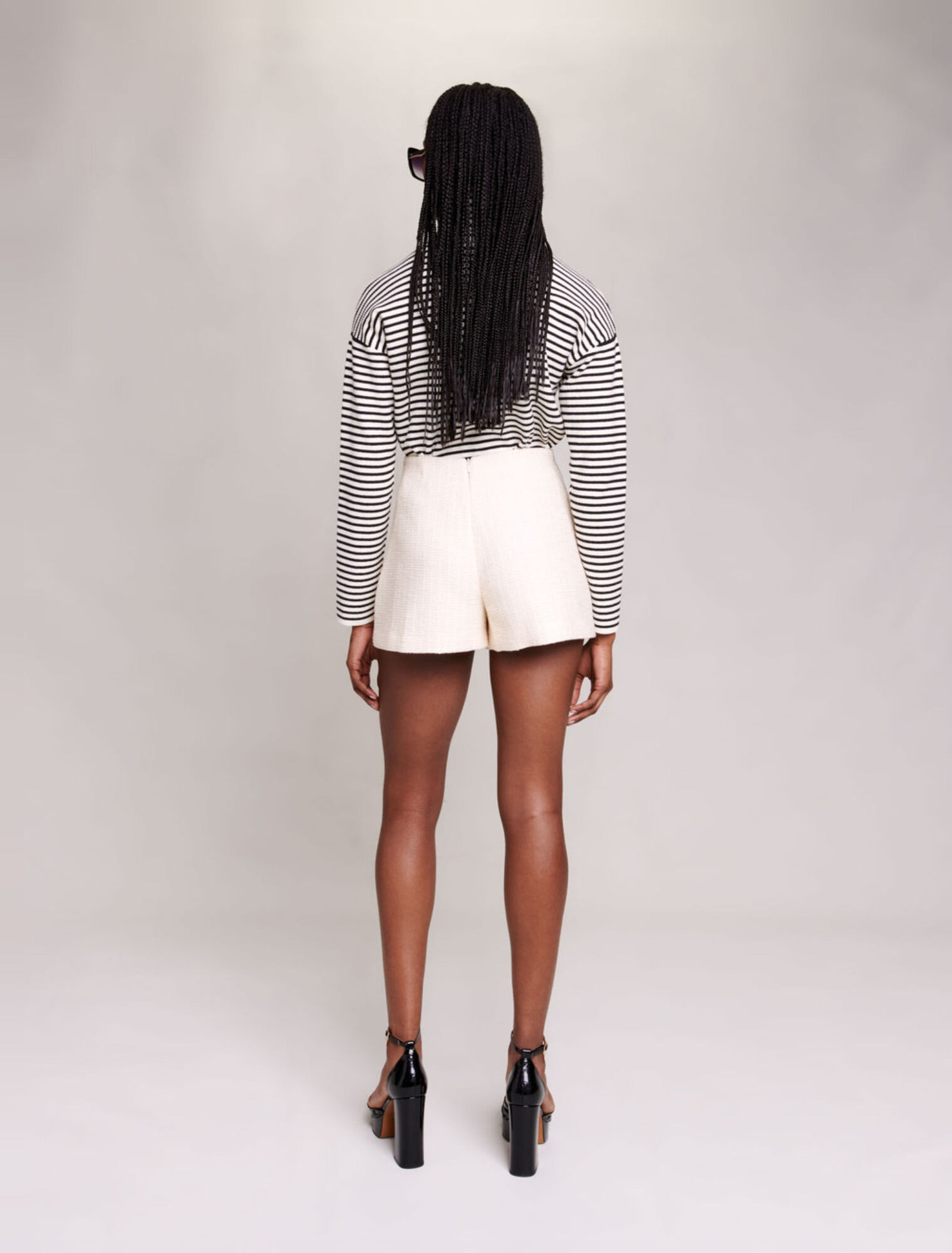 Short évasé en tweed