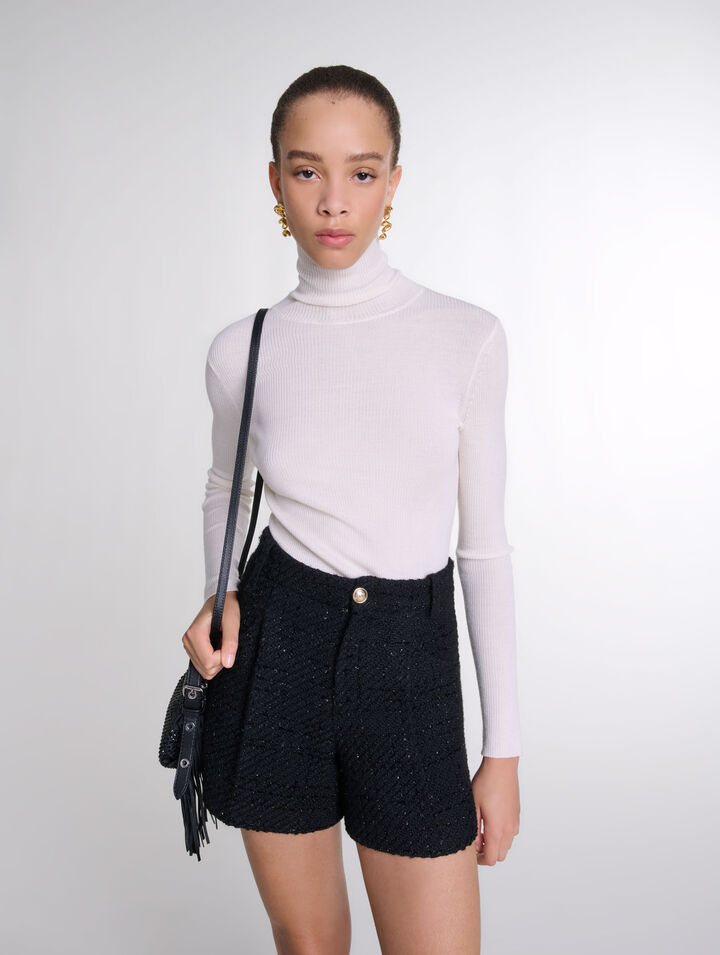 Short en tweed