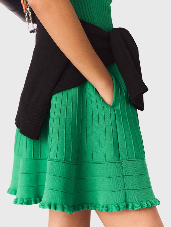 Robe patineuse en  maille